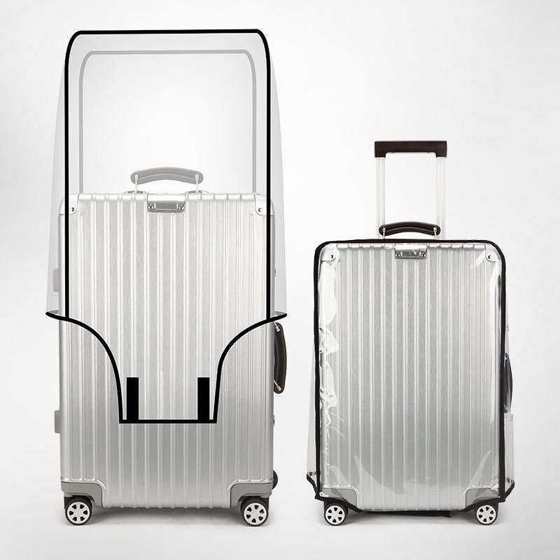 Luggage Protective Cover Transparent - Wasserdichter, transparenter Gepäckschutz aus PVC, staubdicht,