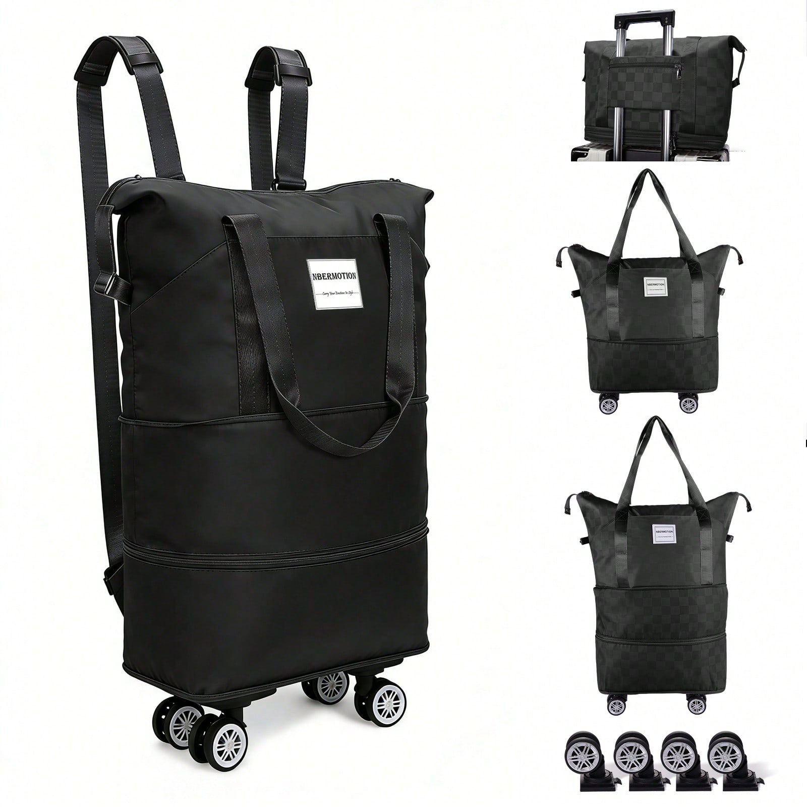 Erweiterbare Rolltasche, die s – Foldable Rolling Luggage Bag Bewertung und Preis