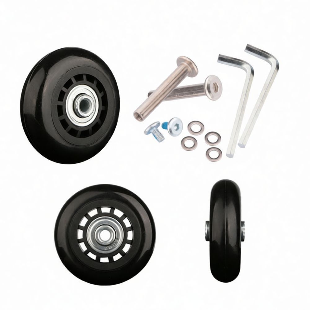 Gepäckrollen, Gummiräder, gerä – Silent Replacement Luggage Wheels Bewertung und Preis