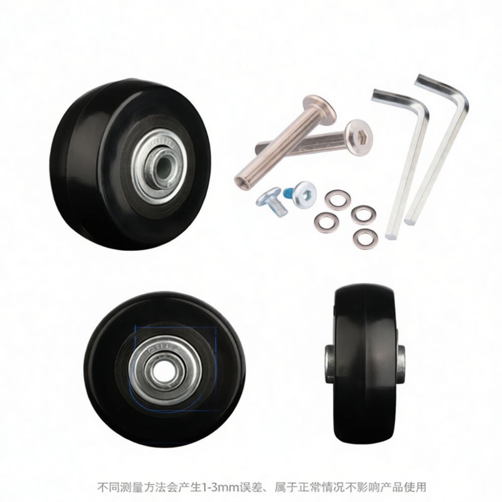 Gepäckrollen, Gummiräder, gerä – Silent Replacement Luggage Wheels Bewertung und Preis