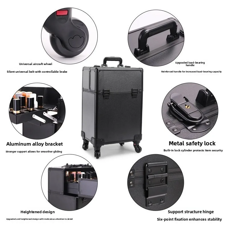 Rollender Kosmetik-Koffer-Orga – Luggage Bewertung und Preis