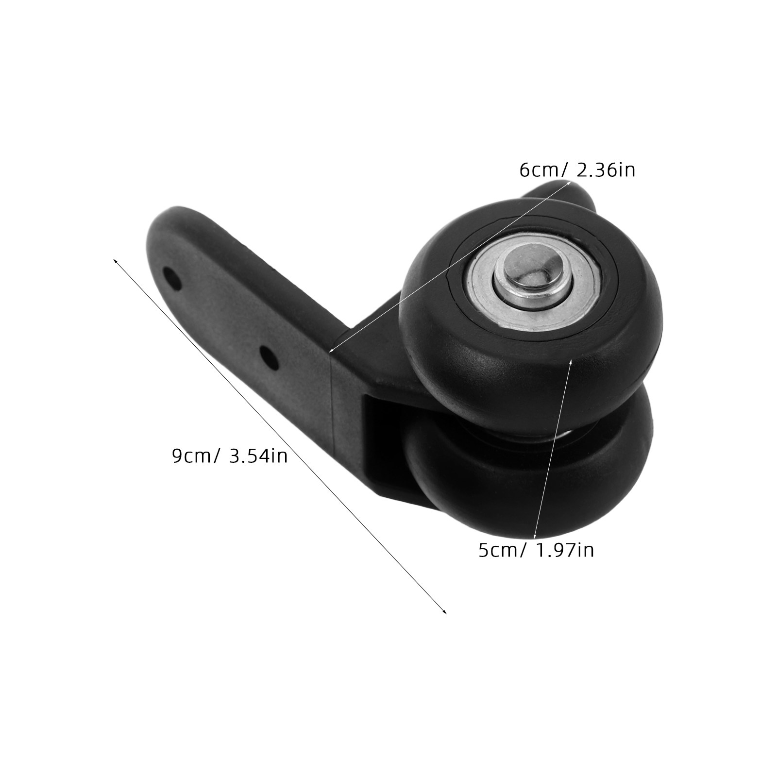1 Paar robuste Lenkrollen für  – Silent Replacement Luggage Wheels Bewertung und Preis