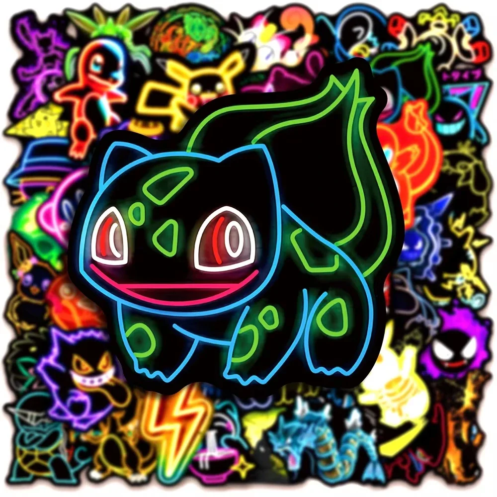 100 Stück Neon Pokémon Aufkleb – Luggage Bewertung und Preis