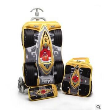 3D Jungen Auto Trolley Koffer  – Foldable Rolling Luggage Bag Bewertung und Preis